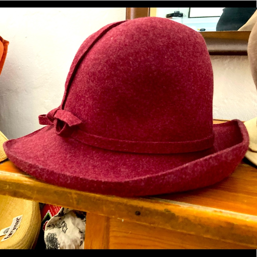 100% Wool Vintage Cloche Hat by Asbury